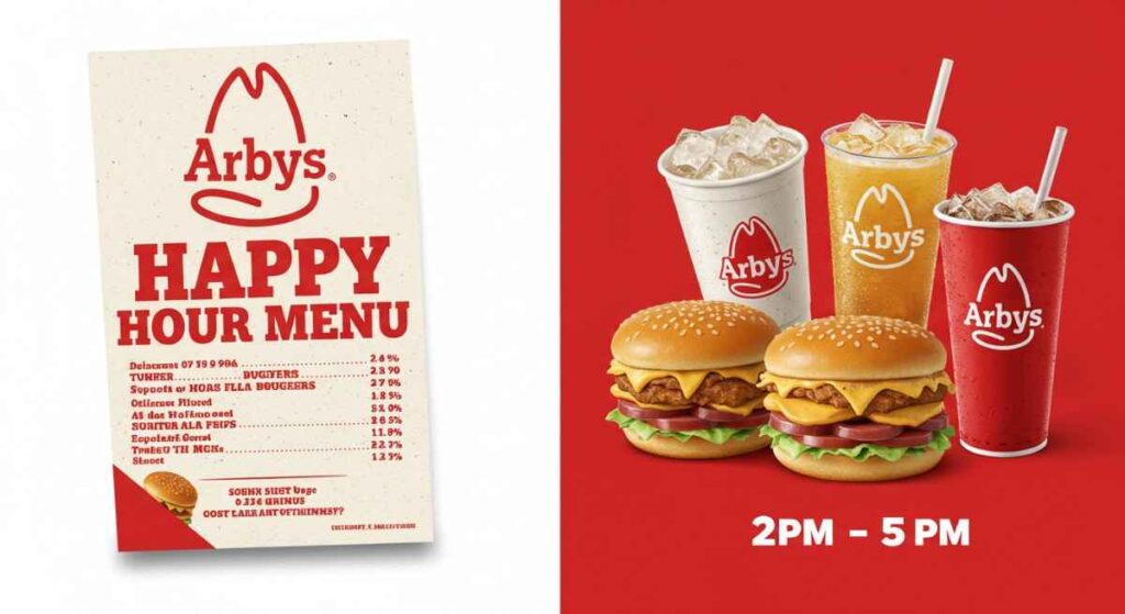 Arby’s Happy Hour Menu 2025