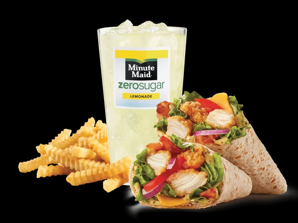 Crispy Chicken Club Wrap Meal