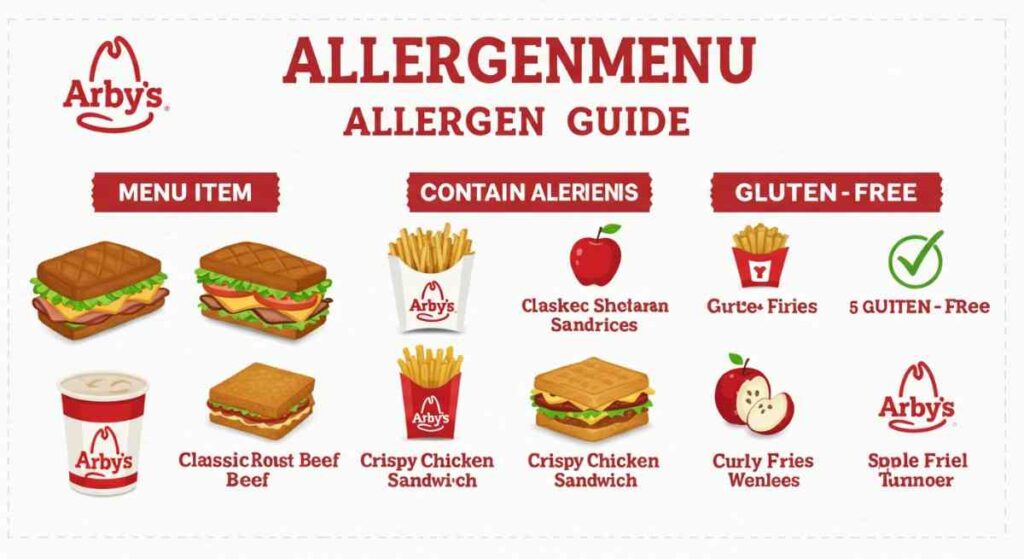 Arby’s Allergen Menu